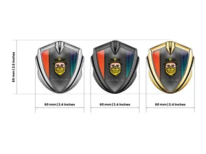 Badge Emblema Metal Finitura Lucida Personalizzabile